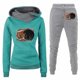 thumbnail image 1 of Puntoco Moda Mujer Otoño Invierno Trajes Chándales Impresión Manga Larga Jersey Sudaderas Pantalones Traje Puntoco Puntoco-1811, 1 of 2