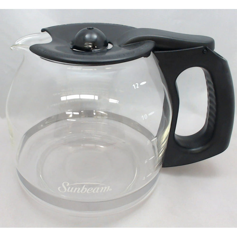 132739000000, 12 Cup Coffee Maker Decanter, Black, fits Sunbeam BVSB