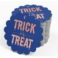 thumbnail image 4 of Inkdotpot Real Rose Gold Foil Trick Or Treat Halloween Tags Favor Hang Paper Tags 50 Pieces, 4 of 6