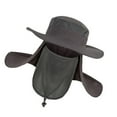 thumbnail image 2 of Sun Protection Hat Fishing Hats Nylon Mens Sun Hat Fast Drying Waterproof Nylon Breathable Mesh Detachable Veil Sun Protection Hat For Outdoor Fishing Camping, 2 of 8