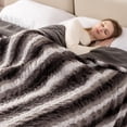 thumbnail image 1 of Heated Blanket Heat Settings Electric Blanket -Hour Auto Shut-Off Luxurious Faux Fur Sherpa Dual-Sided Heated Throw Machine Washable x es -Ready Elegant aging, 1 of 8