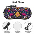 thumbnail image 3 of Sikiie Cinco De Mayo Floral Sunglasses Soft Case Neoprene Zipper Eyeglass Case, Zipper Portable Spectacle Cases for Men Women, 3 of 6