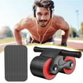 thumbnail image 3 of Anti Slip Abdominal Wheel Automatic Rebound Fitness Ab Roller Training Equipment, 3 of 5