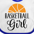 thumbnail image 4 of Inktastic Basketball Girl Sports Girls Baby Bib, 4 of 4