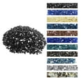 thumbnail image 1 of VEVOR 10 LBS Fire Glass 1/2-Inch Fireplace Glass Rocks for Fire Pit Table Black, 1 of 9