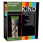 KIND Bars, Fruit & Nuts in Yogurt, 12 Bars, Gluten Free