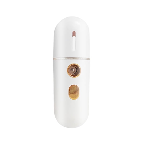 Humidificador facial Calma la piel Mini humidificador para mujer Chica Regalo (Blanco)