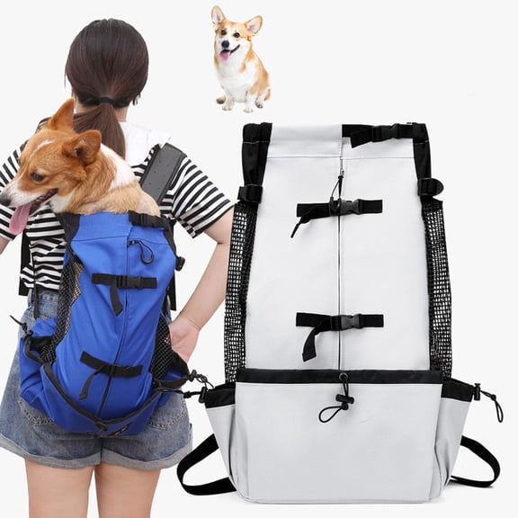 Portable Pet Carrier Backpack, Adjustable Lightweight Dog Packs For Travel Camping and Outdoor Adventures (S to XL)