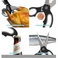 thumbnail image 4 of Tijeras de cocina profesionales de acero inoxidable, tijeras de cocina muy afiladas para huesos, pescado, aves, frutas, verduras y frutos secos Sincero Electrónica, 4 of 5