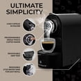 thumbnail image 3 of ChefWave Espresso Machine Compatible with Nespresso Pods (Black), Holder, Cups and Descaling Powder, 3 of 8