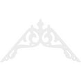thumbnail image 2 of Ekena Millwork 72"W x 42"H x 1"P (14/12) Pitch Amber Architectural Grade PVC Gable Pediment, 2 of 7