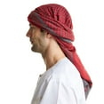 thumbnail image 5 of Lroveb Mens Hijab Hat Arab Textured Printed Muslim High End Wool Material Turban Headband, 5 of 8