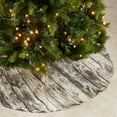 thumbnail image 2 of Fennco Styles Country Wood Grain Design Cotton Christmas Tree Skirt 58 x 58 Inch, 2 of 4