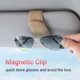 thumbnail image 2 of Soporte Magnético para Gafas de Sol para Visera de Auto, Cuero, 2 Unidades, Beige, 2 of 9