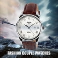 thumbnail image 1 of Reloj de negocios para hombre, correa de cuero, reloj de pulsera Vintage, informal, resistente al agua para amantes JShteea El nuevo, 1 of 9