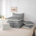 thumbnail image 6 of Feelyou Women Damask Floral Twin Bedding Sets 7pcs, Boho Cat Animal Bedding Comforter Set, 6 of 8