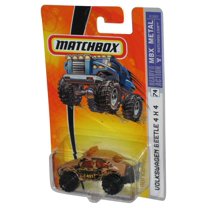 Matchbox MBX Metal (2005) Camo Tan Volkswagen 4x4 Bug Beetle Baja Toy #74