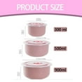 Big Sale! XIPYYKM 3Pcs Wheat Bowl Set with Lid Airtight Bowl Food