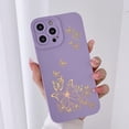 thumbnail image 2 of Compatible with iPhone 13 Pro Max Case, Butterfly Pattern with Side Plated Heart Pattern Soft Silicone Shockproof Full Camera Lens Cute Case for iPhone 13 Pro Max for Women Girl,Blue, 2 of 7
