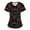 Multicolor#21, variant on Holiday Gifts! Titcea Christmas Scrub Tops for Women Stretchy V Neck Short Sleeve Cute Santa Printed Nurse Holiday Working Uniforms