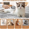 thumbnail image 5 of in 1 Steam Pet Brush, White, 1 piece, 5 of 5