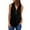 #01Black, variant on yoeyez Business Casual Clothes for Women,Women's Plus Size Sleeveless Blouse Half Zip V Neck Loose Basic Tank Tops Solid Color Dressy Tunic Tops Black 2XL