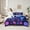 Blue Purple 02, variant on Homewish 3D Gamepad Player Twin Bedding Sets 7-Piece for Boy, Futuristic Glitter Stripes Bedding Comforter Set, Video Game Lover Reversible Sheet Sets, Microfiber Bedroom Decor