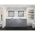 thumbnail image 7 of Dark Grey Double Bath Vanity 84" W X 22" D, White Quartz Countertop - Solid Wood, Soft Close, Scratch & Stain , 2 Cabinets, 14 Drawers Open Shelf For Storage, Pre-drilled 8 In. Faucet 84 22 In., Top, 7 of 7
