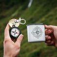 thumbnail image 2 of SHISUYAN Compass with Key Ring Compass for Survival Pocket Compass Hiking Compass Plastic Compass, 2 of 9