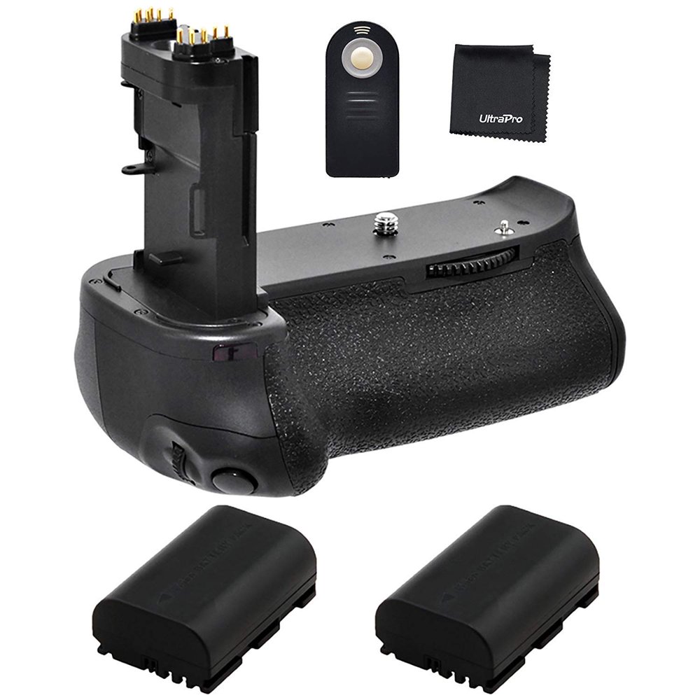 Battery Grip Bundle F/Canon EOS 70D, EOS 80D and EOS 90D Includes BG
