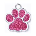 thumbnail image 3 of Pegamento de goteo para mascotas de aleación de zinc, placa de identificación de perro rosa brillante de color, placa de identificación de metal en blanco, 3 of 4