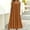 *Orange, variant on ClodeEU Women's Spaghetti Strap Pleated Midi Dress,Casual Loose Fit Flowy Summer Sundress Beige,Women's Plus L