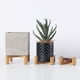 thumbnail image 3 of GOOHOCHY 1 soporte decorativo para macetas, base de madera para macetas, estilo nórdico., 3 of 7