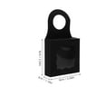 thumbnail image 2 of FRCOLOR Black PVC Cardboard Gift Box with Window for Storage Foldable and Hanging Design 25pcs, 2 of 8