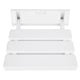 thumbnail image 2 of Asiento de ducha abatible de pared, banco de baño plegable para uso doméstico en sauna, color blanco, 2 of 14