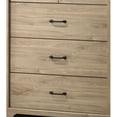 thumbnail image 5 of Cterwk 32"W 4 Drawer Dresser with Handles, Perfect for Bedroom, Living Room, Light Brown, 5 of 6
