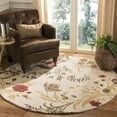 thumbnail image 2 of SAFAVIEH Blossom Zarif Floral Flowers Wool Area Rug, Beige/Multi, 2' x 3', 2 of 10