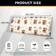 thumbnail image 5 of ZUXONGSY Highland Cow Couch Cushion Cover Flower Sofa Cushion Protector Cover Sofa Cushion Covers Sectional Couch Cushion Slipcover Replacement Bench Cushion Cover Home Decor Size L, 5 of 5