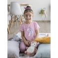 thumbnail image 2 of Lovely Sleepy Unicorn Face T-Shirt Toddler -Image by Shutterstock,  5 Toddler, 2 of 4