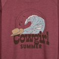 thumbnail image 3 of Instant Message - Cowgirl Summer - Women's Lightweight French Terry Long Sleeve Shirt, 3 of 6