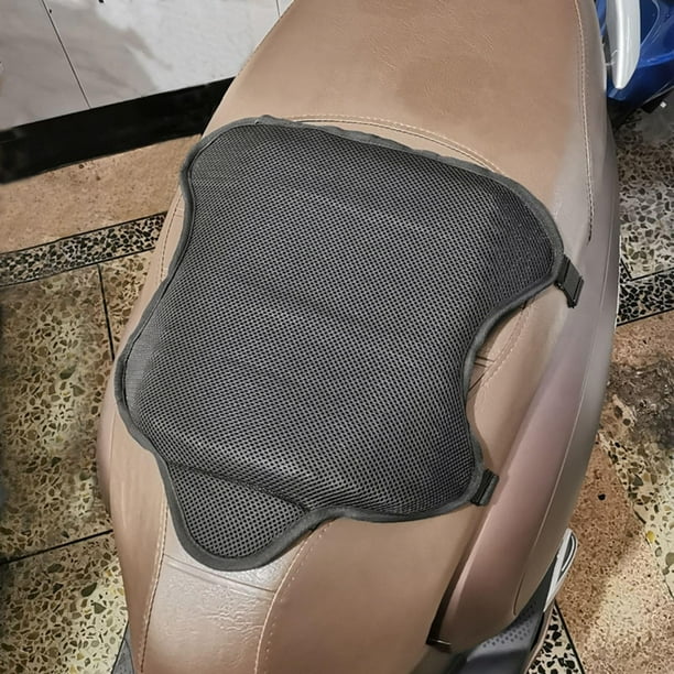 Cojín para asiento de motocicleta, trasero de almohadil para asiento de motocicleta: transpirable para asiento de motocicleta red Macarena Cojín de asiento de motocicleta