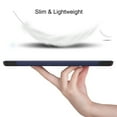 thumbnail image 3 of Allytech Galaxy Tab S6 Lite 10.4" 2022 2020 Case SM-P610 P615 P613 P619, Slim Fit Hard PC Shell Auto Sleep Wake Trifold Stand Shockproof Protective Back Cover for Samsung Galaxy Tab S6 Lite - Darkblue, 3 of 9