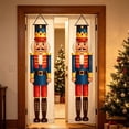 thumbnail image 5 of Vjnyvs Polyester Blue Christmas Nutcracker Soldier Door Banner 2-Pack Holiday Front Porch Hanging Decor, 5 of 7