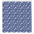 thumbnail image 3 of Ambesonne Floral Shower Curtain, Peacock Tail Outlined Motif, 69"Wx70"L, Multicolor, 3 of 3