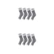 thumbnail image 1 of Juego de 2 calcetines de presión Soidarity blanco L/XL, 1 of 6
