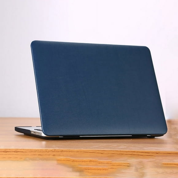 PU+PC Laptop Case for Macbook Pro 14 Case 2021 2023 M3 Pro 16 Touch Bar Funda for Macbook Air 13 Capa M1 2020 Pro 15 12 Case Blue Old Air A1369 A1466