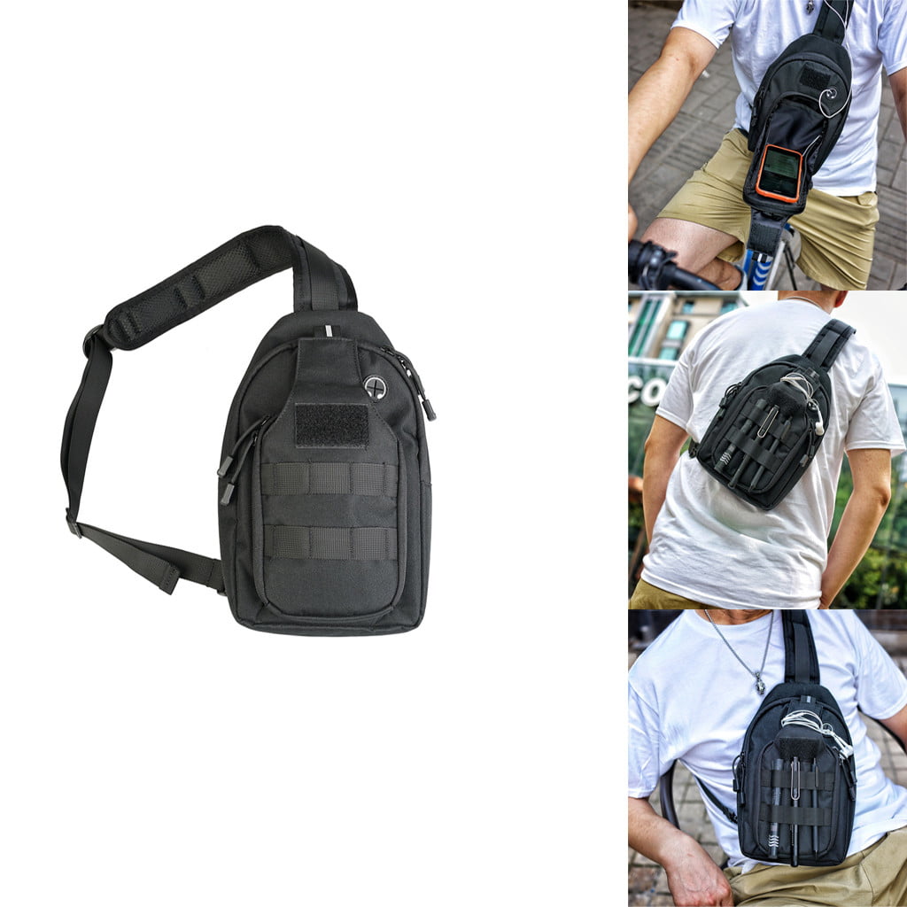 WTSHOPME Sling Bags Shoulder Backpack Mini Chest Day Bag Small Cross Body Backpack for Men Women Kinds Color Updated 