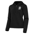 thumbnail image 2 of Women's Antigua  Black Detroit Tigers Contemporary Quarter-Zip Hoodie, 2 of 3