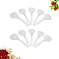 thumbnail image 3 of LOVERLYZ 10PCS Plastic Long Handle Soup Scoop Kitchen Ladles Flour Spoon for Eating Soup Porridge (White), 3 of 7