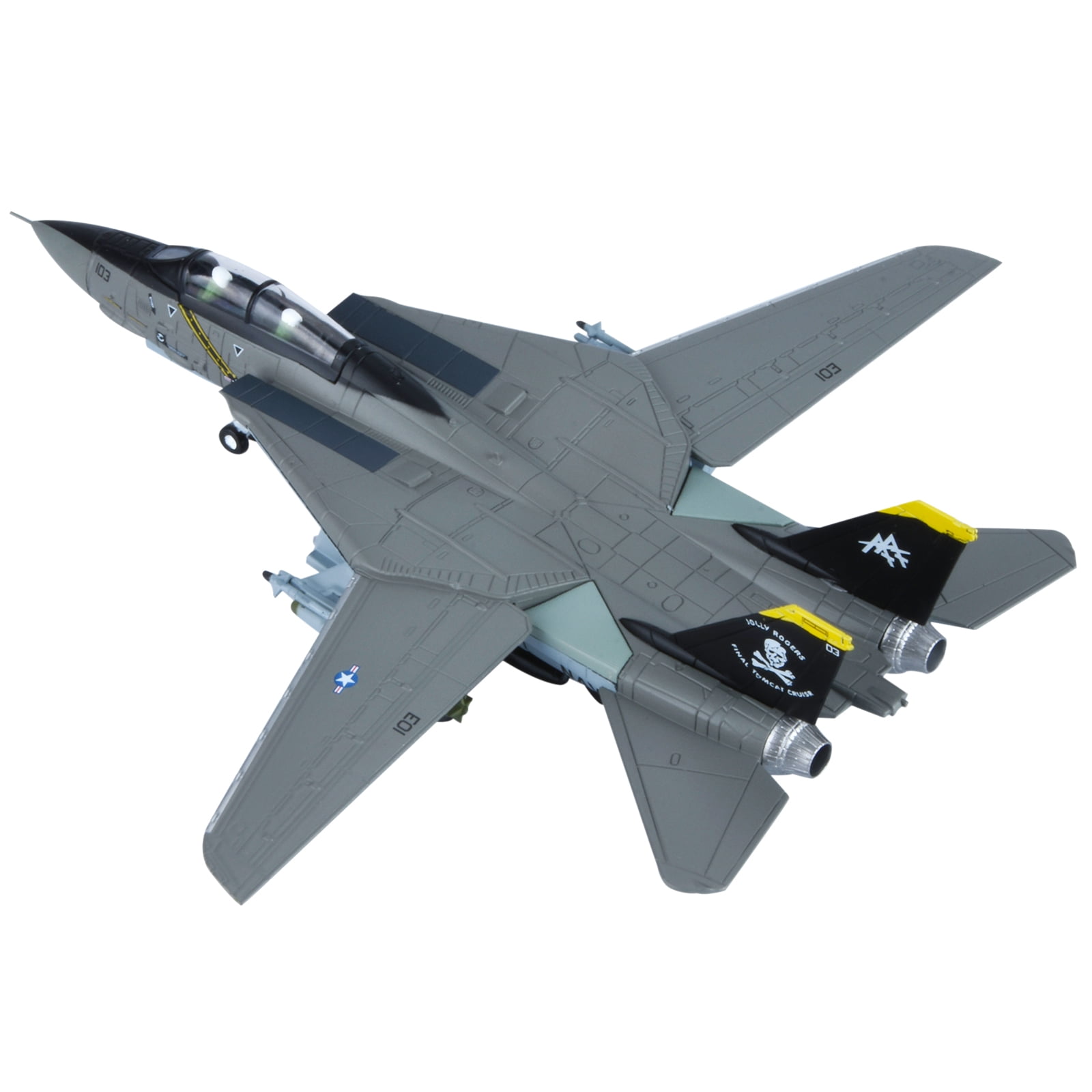 Display Toy F-14 Tomcat US Composite Model Exquisite Aviation Collectible for Enthusiasts